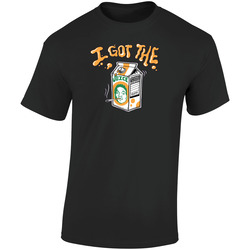 Juice  Retro Graphic Unisex Soft Cotton Black T Shirt