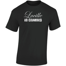Lucille 1 Black Retro Graphic Unisex Soft Cotton Black T Shirt
