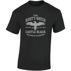 Game Of Thrones Nights Watch Sword In The Darkness Cool Retro Graphic Unisex Soft Cotton Black T Shirt