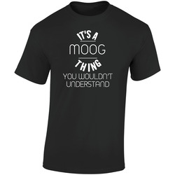 Moog Its A Thing You Wouldnt Understand Name Retro Graphic Unisex Soft Cotton Black T Shirt