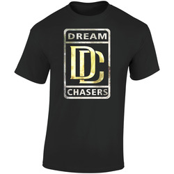 Dream Chasers Retro Graphic Unisex Soft Cotton Black T Shirt