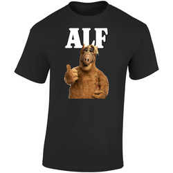 Alf Tv Show Retro 5 Retro Graphic Unisex Soft Cotton Black T Shirt