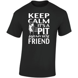Pit Best Friend Retro Graphic Unisex Soft Cotton Black T Shirt