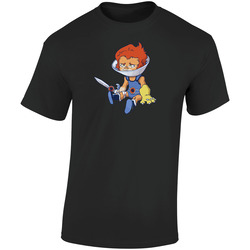 Thundercats t-shirt leono tee cartoon tv show Retro Graphic Unisex Soft Cotton Black T Shirt