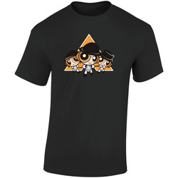clockwork orange t-shirt powerpuff girls tee Retro Graphic Unisex Soft Cotton Black T Shirt
