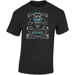 I Don't Need Therapy I Just Need To Listen To Sister Hazel Retro Graphic Unisex Soft Cotton Black T Shirt