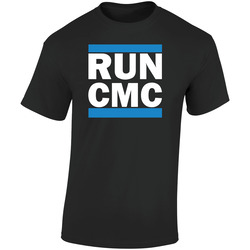 Run Cmc Retro Graphic Unisex Soft Cotton Black T Shirt