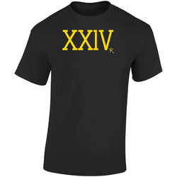 Xxivk Retro Graphic Unisex Soft Cotton Black T Shirt