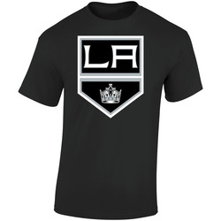 Los Angeles Kings Tee Retro Graphic Unisex Soft Cotton Black T Shirt