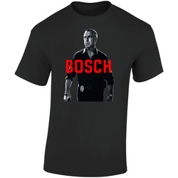 Bosch Amazon Prime Tv Show Orginial Retro Graphic Unisex Soft Cotton Black T Shirt