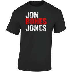 Jon Bones Jones Mma Fighter Fan Retro Graphic Unisex Soft Cotton Black T Shirt