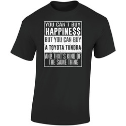 You Can't Buy Happiness Toyota Tundra Heart Car Lover Retro Graphic Unisex Soft Cotton Black T Shirt