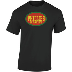 Phillies Blunt Logo Retro Graphic Unisex Soft Cotton Black T Shirt