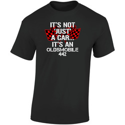 Oldsmobile 442 Not Just A Car Funny Car Lovers Retro Graphic Unisex Soft Cotton Black T Shirt