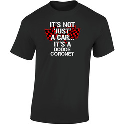 Dodge Coronet Not Just A Car Funny Car Lovers Retro Graphic Unisex Soft Cotton Black T Shirt