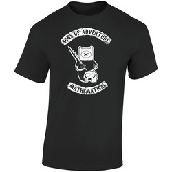 Sons Of Adventure Retro Graphic Unisex Soft Cotton Black T Shirt