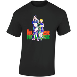 Hunter X Hunter 10 Retro Graphic Unisex Soft Cotton Black T Shirt