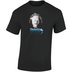 Dj Einstein Genius At Work Retro Graphic Unisex Soft Cotton Black T Shirt