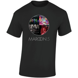 Mrn-5 Retro Graphic Unisex Soft Cotton Black T Shirt