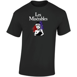 Les Miserables British Epic Romantic Musical #1 Black Retro Graphic Unisex Soft Cotton Black T Shirt