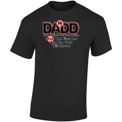 Dads Against Daughters Dating Shoot The First Dadd Funny Retro Graphic Unisex Soft Cotton Black T Shirt