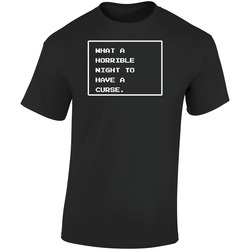 Castlevania 2 Simons Quest What A Horrible Night To Have A Curse Retro Graphic Unisex Soft Cotton Black T Shirt