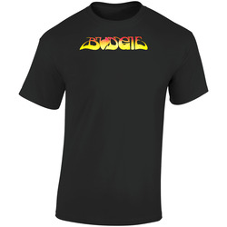 Budgie Retro Rock Band Logo Retro Graphic Unisex Soft Cotton Black T Shirt