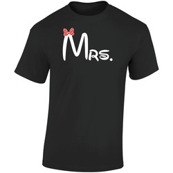 Mrs. Minnie Bow Retro Graphic Unisex Soft Cotton Black T Shirt