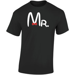 Mr. Mickey Mouse Tie Retro Graphic Unisex Soft Cotton Black T Shirt