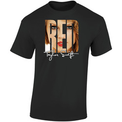 Taylor Black Retro Graphic Unisex Soft Cotton Black T Shirt