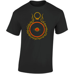The Lord Of The Rings Eye Of Sauron Fantasy Retro Graphic Unisex Soft Cotton Black T Shirt