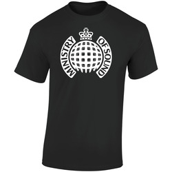 Ministry Of Sound Dj Dance Uk Retro Graphic Unisex Soft Cotton Black T Shirt