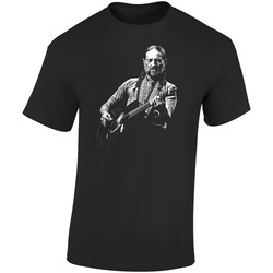 029 Retro Graphic Unisex Soft Cotton Black T Shirt