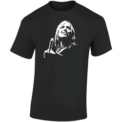 Tom Petty Retro Graphic Unisex Soft Cotton Black T Shirt