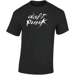 Daft Punk Dj Electo Dance Rave Music Retro Graphic Unisex Soft Cotton Black T Shirt