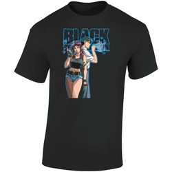 Black Lagoon Anime Retro Graphic Unisex Soft Cotton Black T Shirt