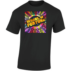 Wheel Of Fortune Game Show Retro Graphic Unisex Soft Cotton Black T Shirt