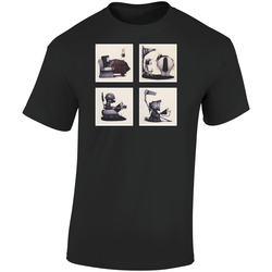 Four Horsemen Death Plague Famine War Funny Retro Graphic Unisex Soft Cotton Black T Shirt
