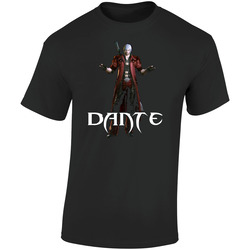 Dante Devil May Cry Video Game Retro Graphic Unisex Soft Cotton Black T Shirt