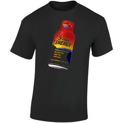 5 Hour Energy Drink Retro Graphic Unisex Soft Cotton Black T Shirt