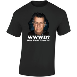 What Would Walter Do Fringe Tv Retro Graphic Unisex Soft Cotton Black T Shirt