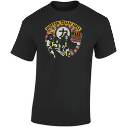 Kiss Hotter Than Hell Cool 80s Music Retro Graphic Unisex Soft Cotton Black T Shirt