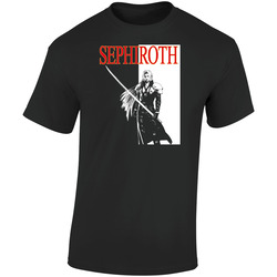 Sephiroth Final Fantasy Video Game Retro Graphic Unisex Soft Cotton Black T Shirt