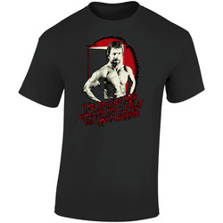 Chuck Norris Boogeyman Fact Funny Retro Graphic Unisex Soft Cotton Black T Shirt