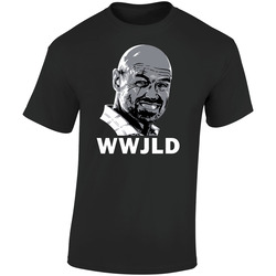 What Would John Locke Do Retro Graphic Unisex Soft Cotton Black T Shirt