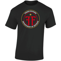 Fringe Division Department Of Defense Tv Retro Graphic Unisex Soft Cotton Black T Shirt