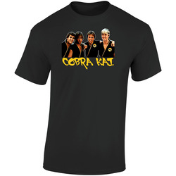 Cobra Kai Retro Graphic Unisex Soft Cotton Black T Shirt