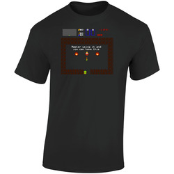 Old School Legend Of Zelda Funny Retro Graphic Unisex Soft Cotton Black T Shirt
