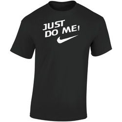 Just Do Me Retro Graphic Unisex Soft Cotton Black T Shirt