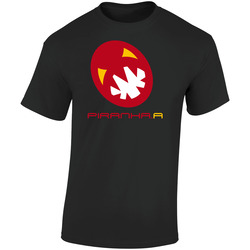 Wipeout Piranha Video Game Racing Techno Retro Graphic Unisex Soft Cotton Black T Shirt